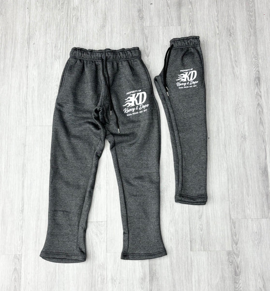Property Of Kurvy & Dope™ Sweatpants – Grey