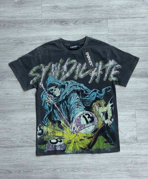 Syndicate City Chaos Tee – Charcoal