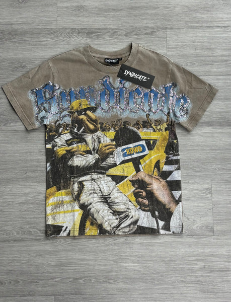 Street Syndicate Racer Tee – Grey Wash