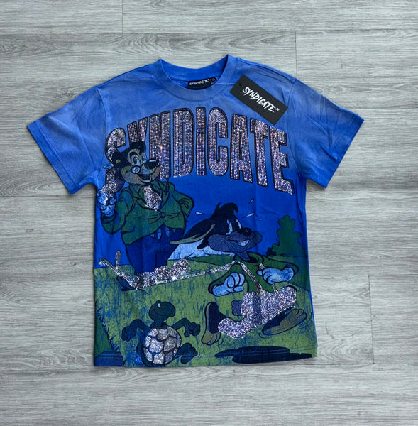 Syndicate Serpent Chaos Tee – Blue