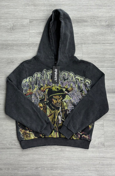 Syndicate Chaos Hoodie — Charcoal