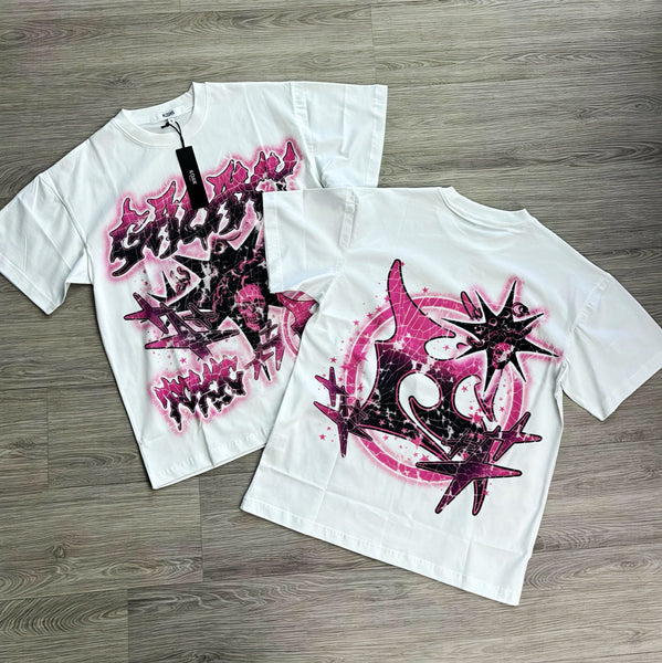 Love & Venom Heartbreaker Tee – White