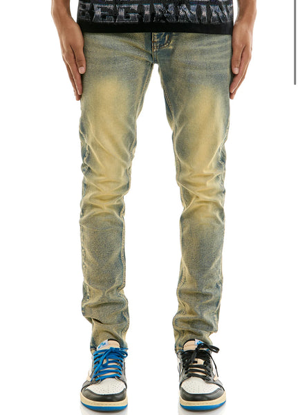 KDNK - Sand Skinny Denim Jeans